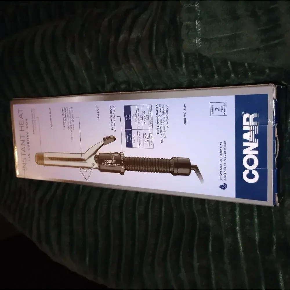 CONAIR Instant Heat Curling Iron 1 Inch